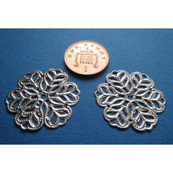 Fancy Metal Doilies x 2